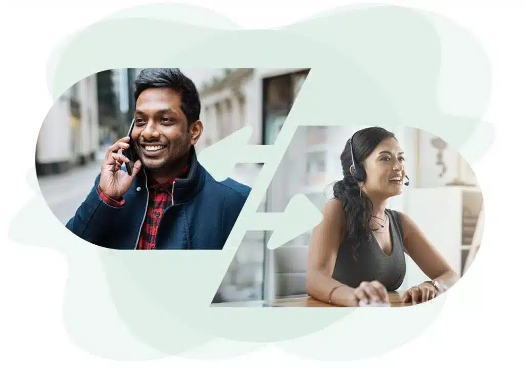 PATLive virtual receptionist assisting a caller using the Jobber Dashboard.